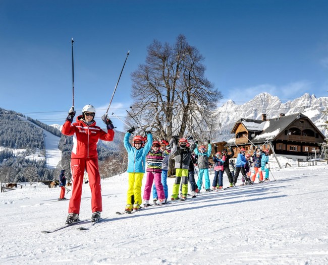 Skikursgruppe